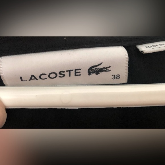 Lacoste v-neck t-shirt, size 38 (medium) - Picture 3 of 4